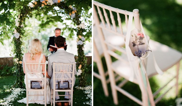 The Italian Wedding Planner - chair detail